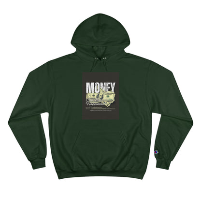 Custom graphic hoodie with iconic Champion "C" logo