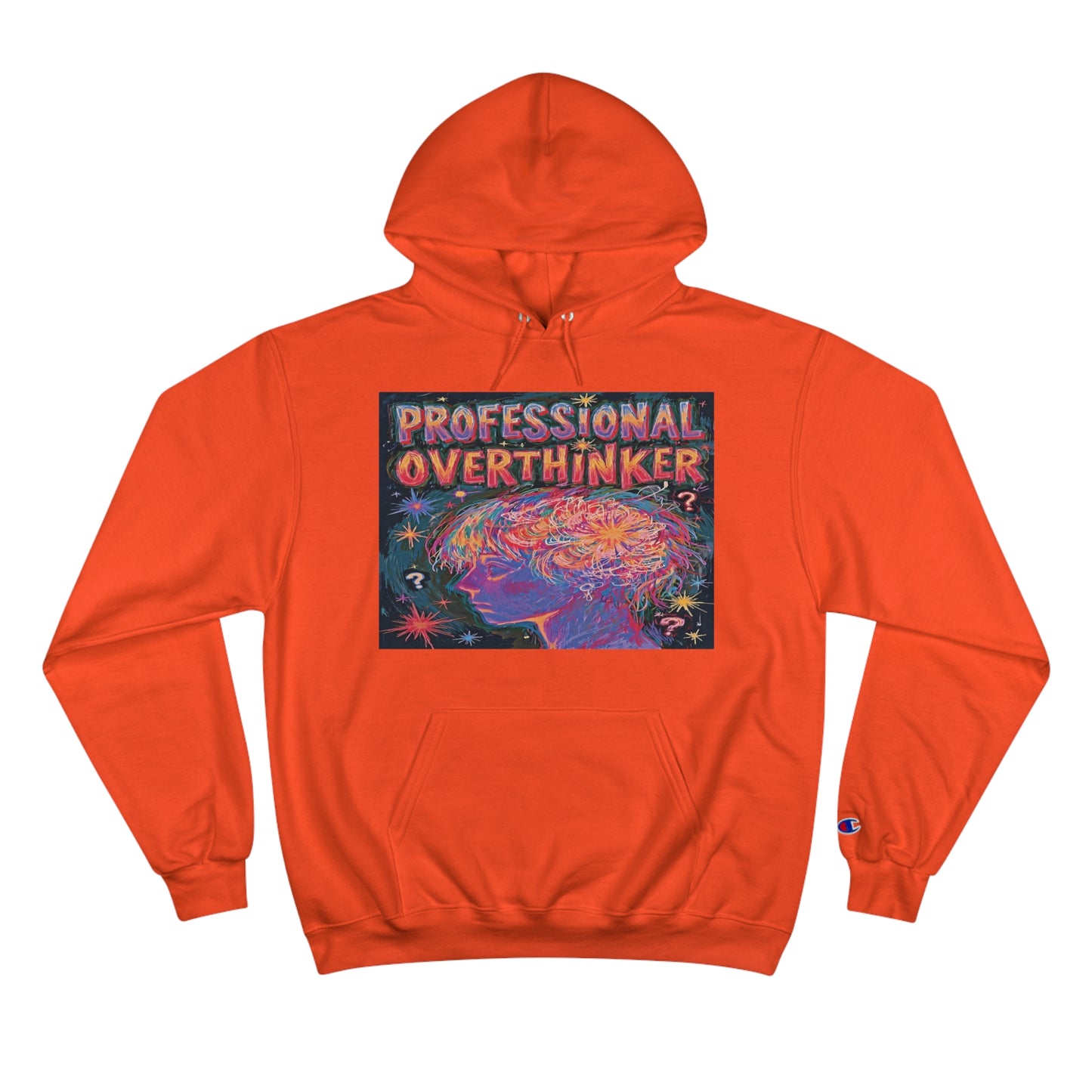 'Professional Overthinker' - Champion Eco Hoodie