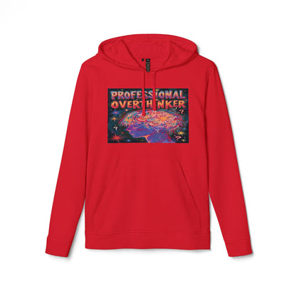 'Professional Overthinker' Adidas Unisex Fleece Hoodie