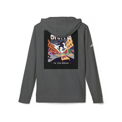 “Skate Until You Break” Adidas Unisex Fleece Hoodie