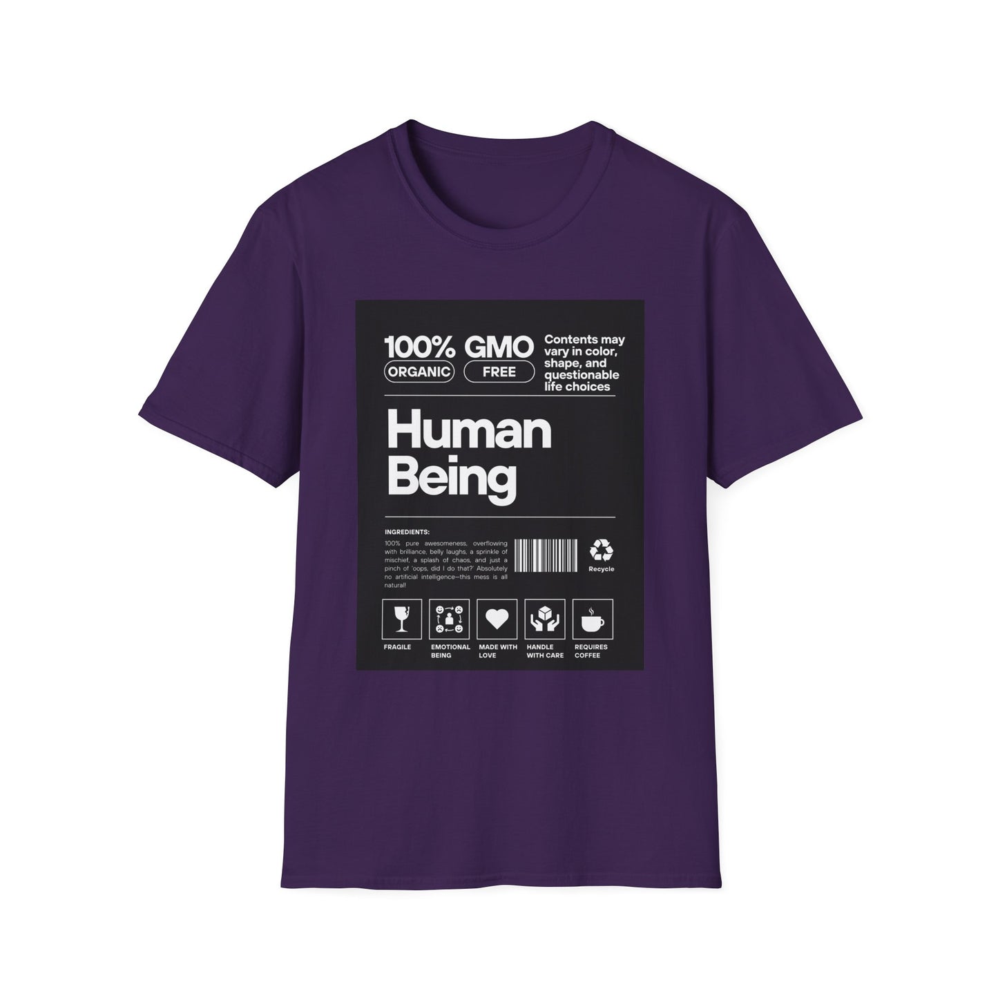 100% Human, 100% Awesome – The Ultimate ‘Human Being’ T-Shirt