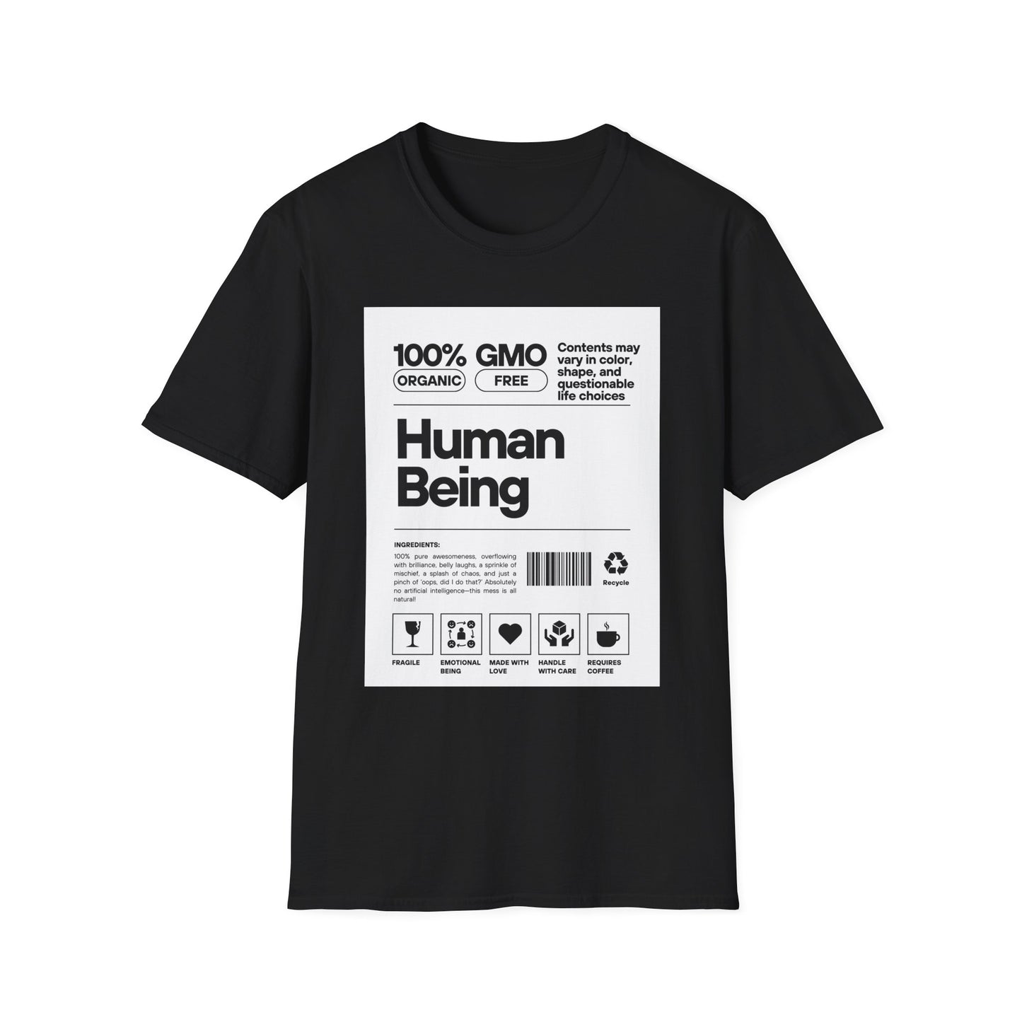 100% Human, 100% Awesome – The Ultimate ‘Human Being’ T-Shirt