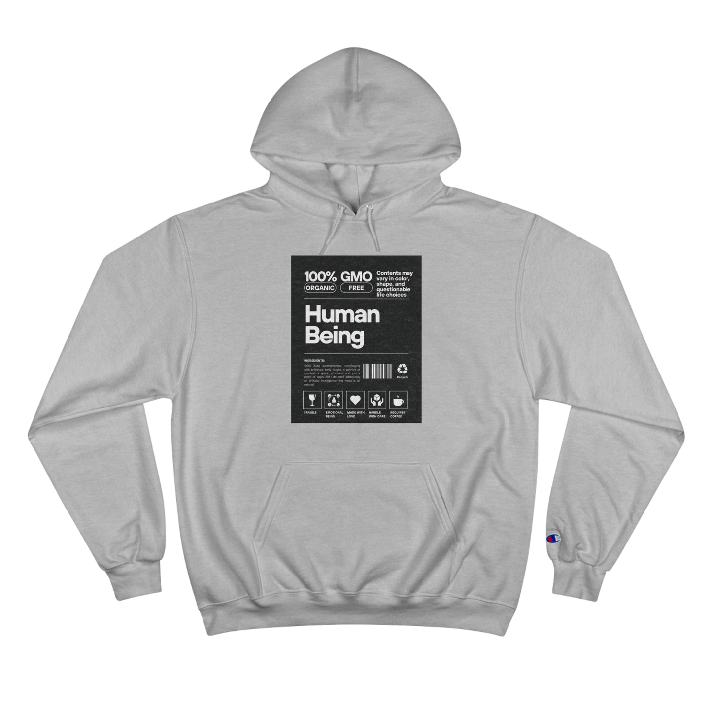 100% Human, 100% Cozy – The Ultimate Champion Hoodie