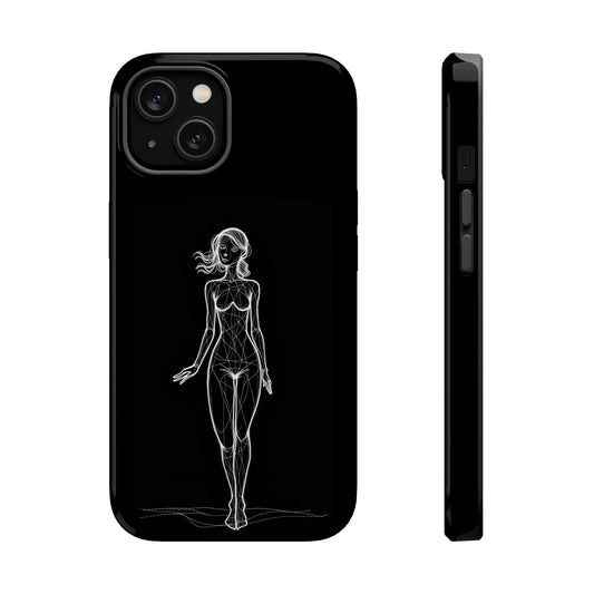 Ethereal Grace Magnetic Tough Case - Artistic Elegance with MagSafe® Compatibility for iPhone, Samsung, and Google Pixel