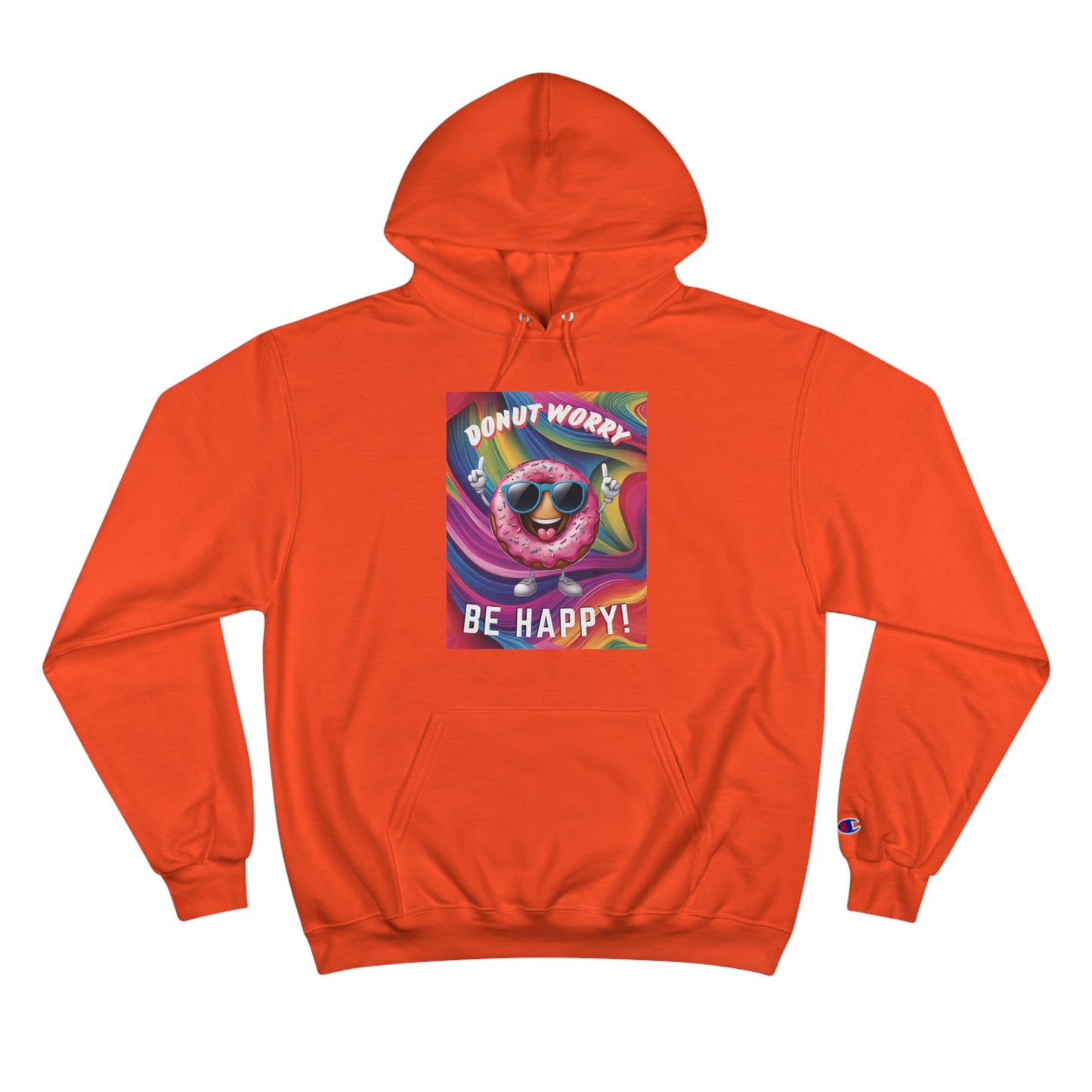 Donut Worry, Be Happy – Champion Hoodie