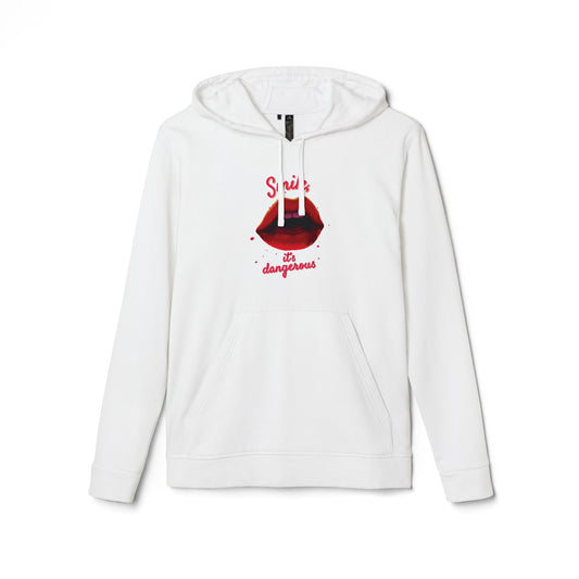 Smile, It’s Dangerous – adidas Fleece Hoodie