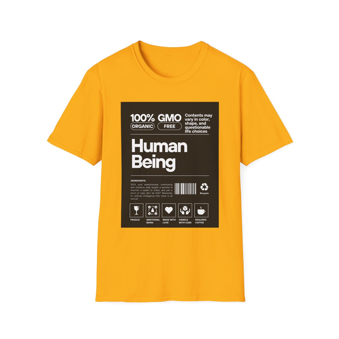 100% Human, 100% Awesome – The Ultimate ‘Human Being’ T-Shirt