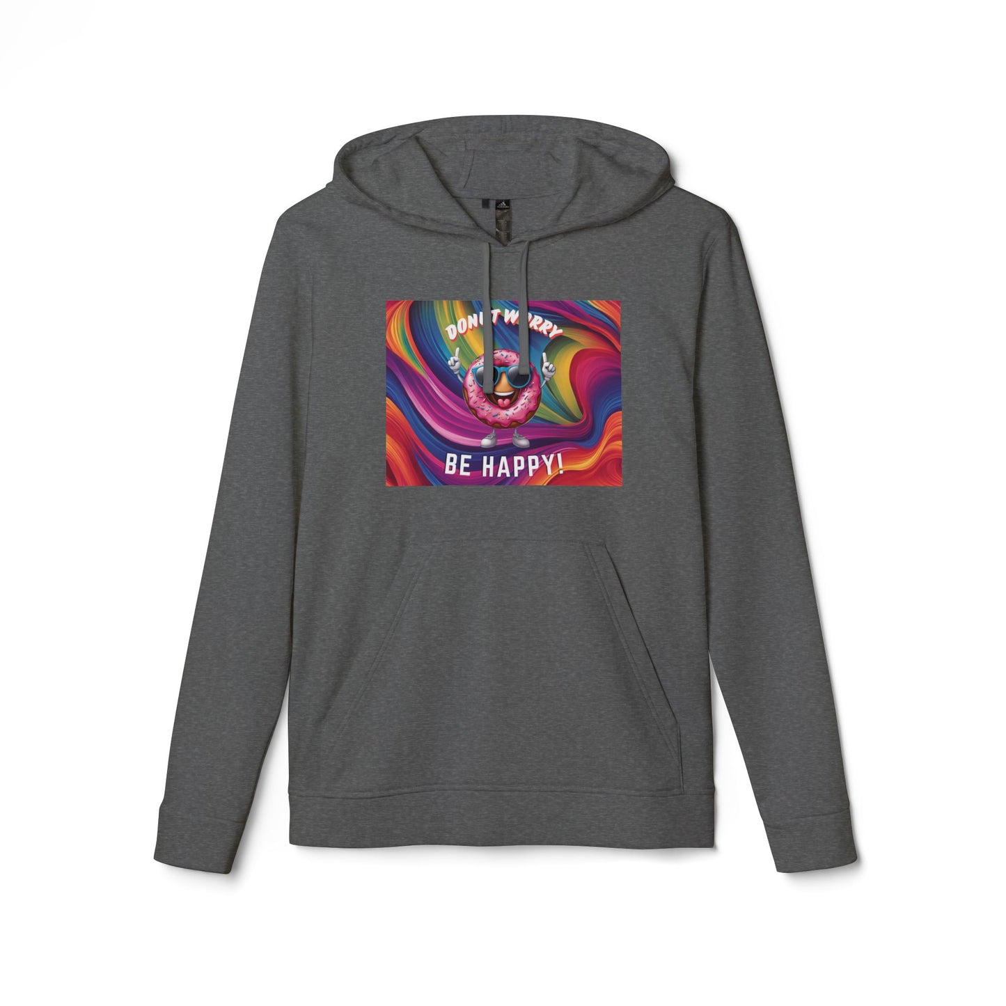 Donut Worry, Be Happy – Adidas Fleece Hoodie