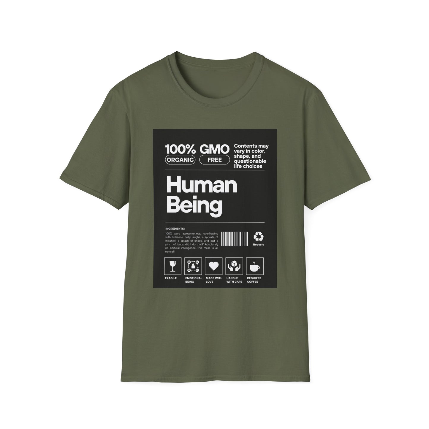 100% Human, 100% Awesome – The Ultimate ‘Human Being’ T-Shirt