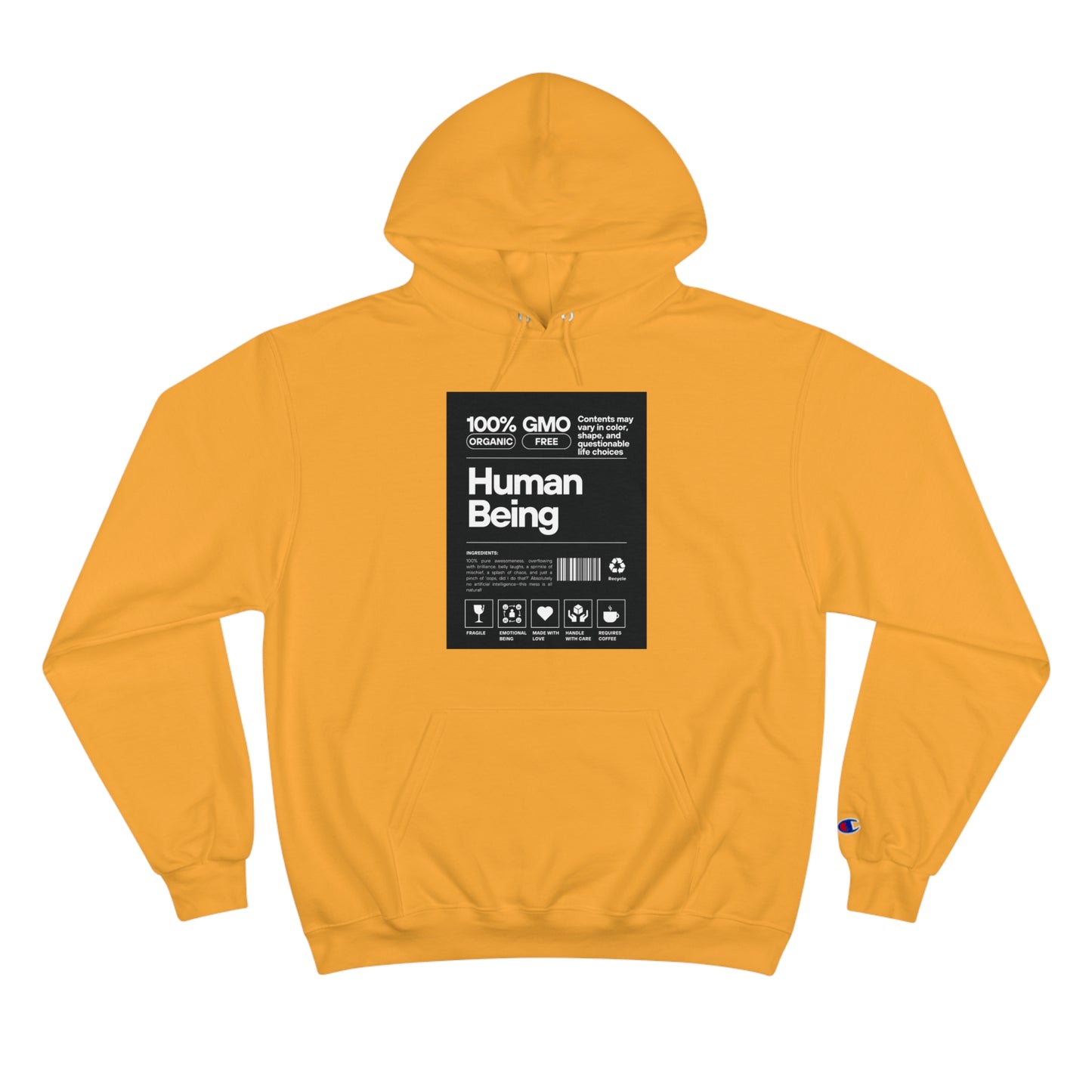 100% Human, 100% Cozy – The Ultimate Champion Hoodie