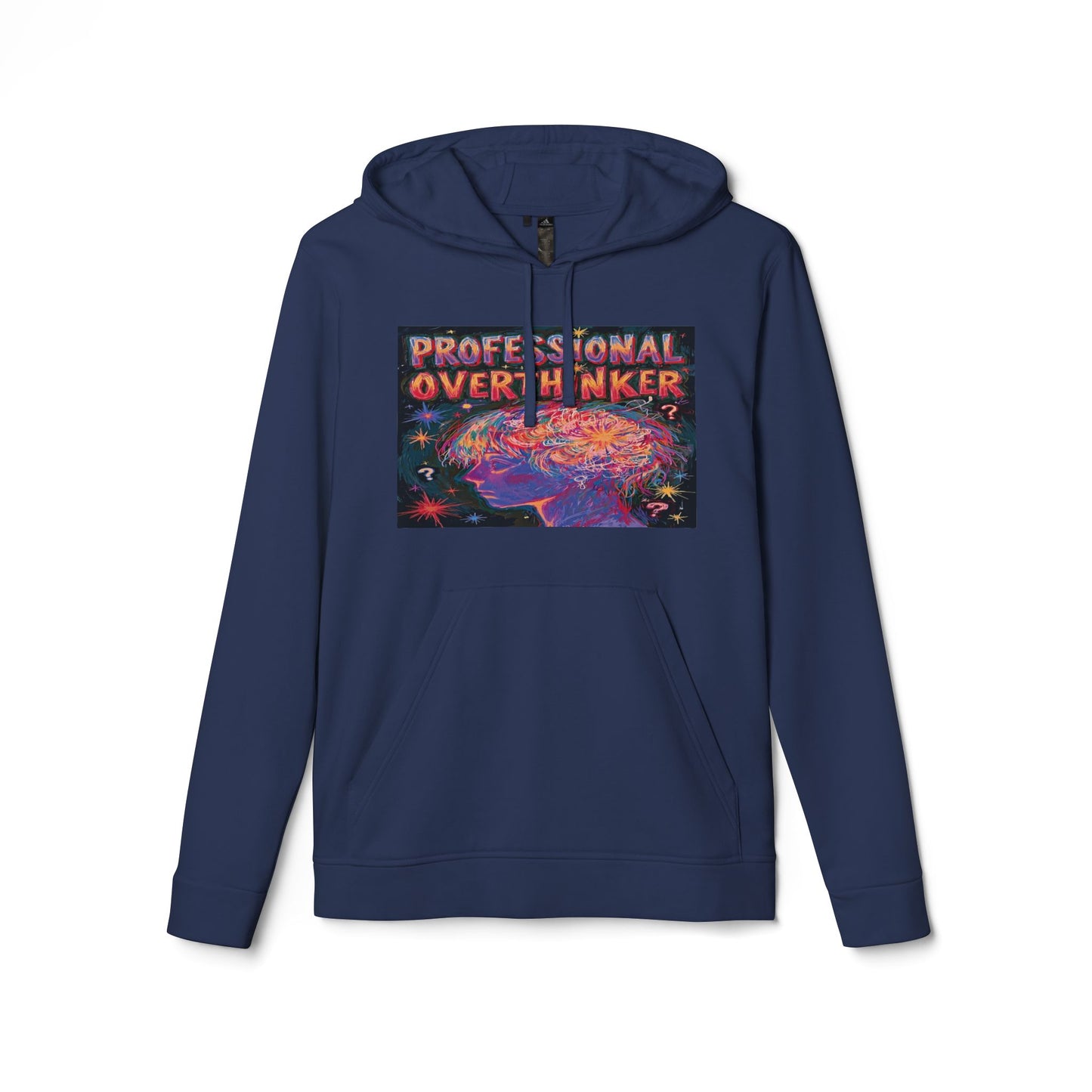 'Professional Overthinker' Adidas Unisex Fleece Hoodie