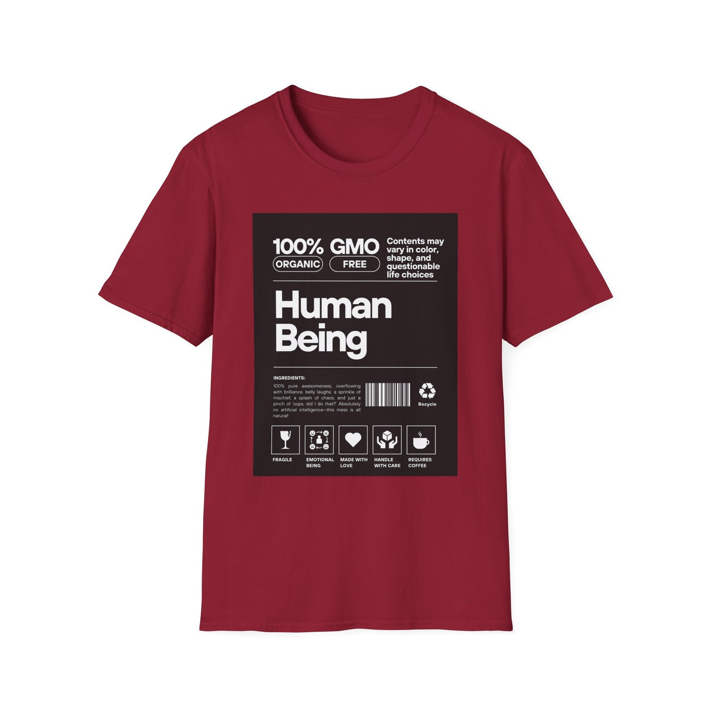 100% Human, 100% Awesome – The Ultimate ‘Human Being’ T-Shirt