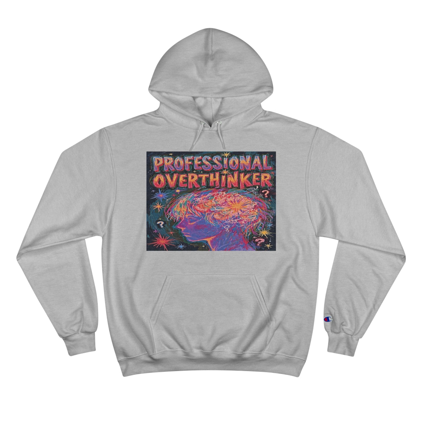 'Professional Overthinker' - Champion Eco Hoodie