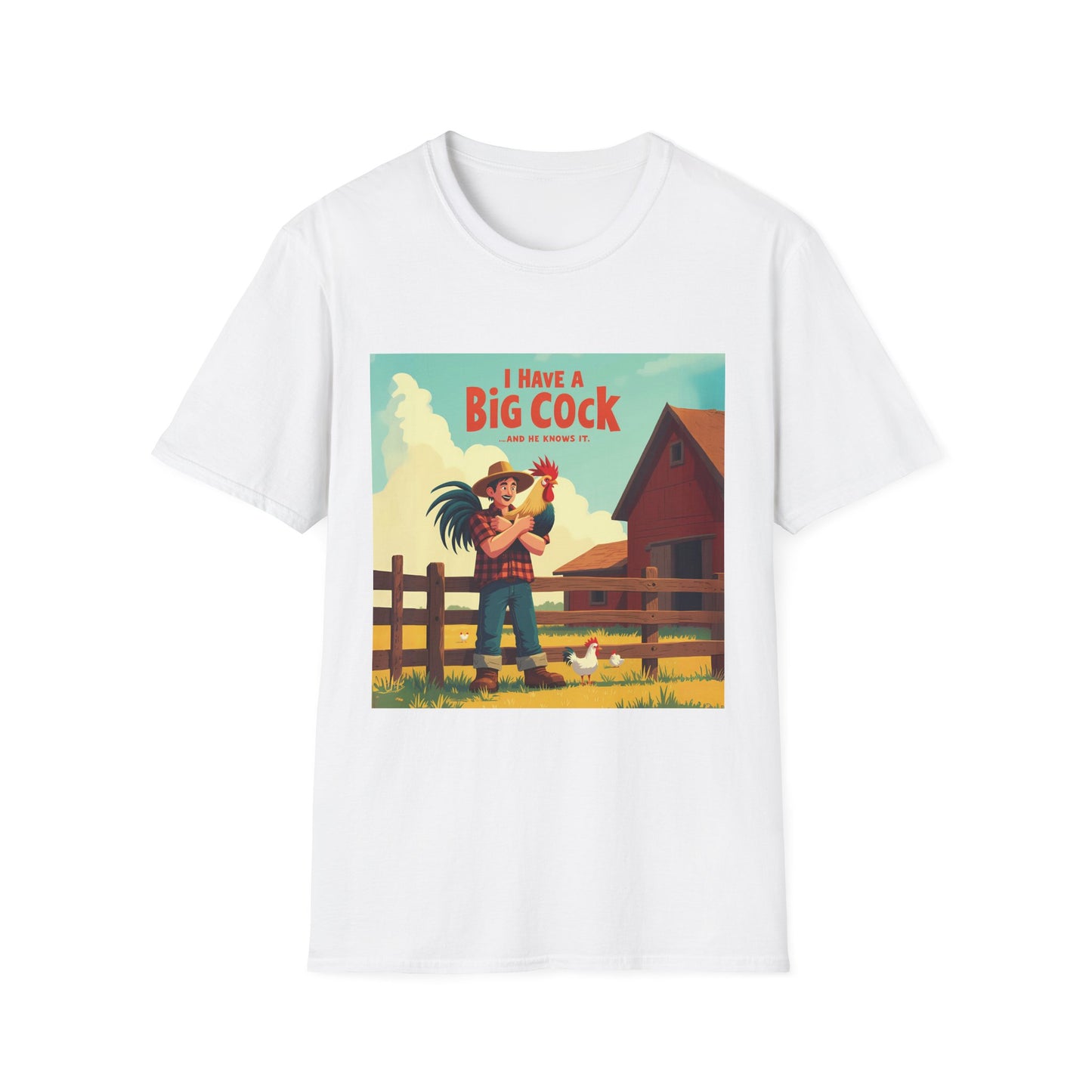 "I Have Big Cock" | Comfortable & Casual Cotton Unisex T-Shirt