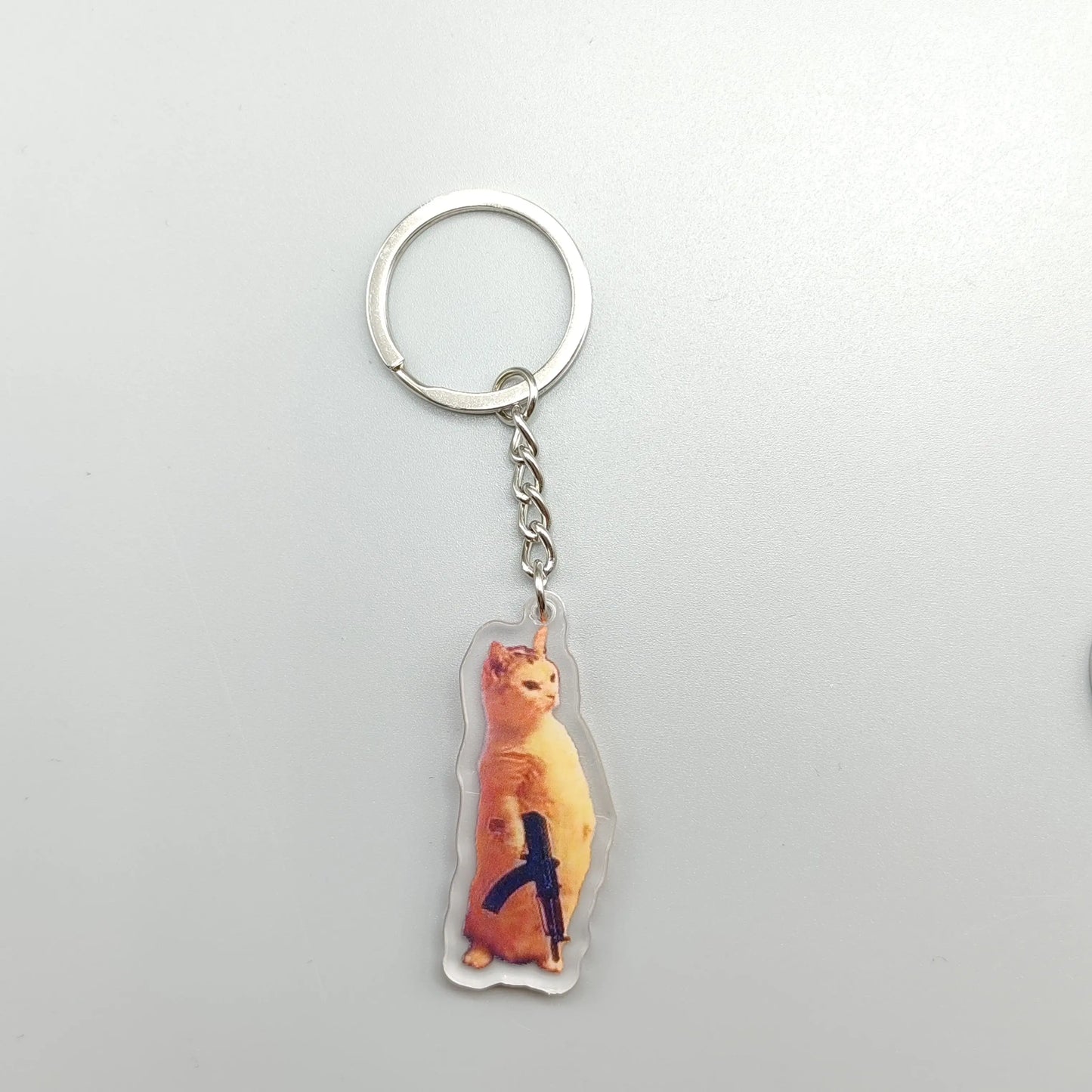 Funny Animal Meme Keychain – Unique and Hilarious Design