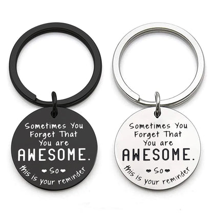 Inspirational 'You Are Awesome' Keychain – Motivational Reminder Gift