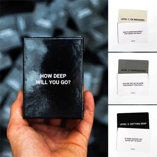 How Deep Will You Go? - The Ultimate Couple Card Game to Spark Connections