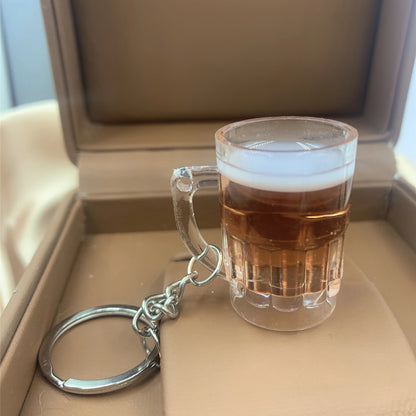 Mini Beer Mug Keychain – Fun Novelty Gift for Beer Lovers