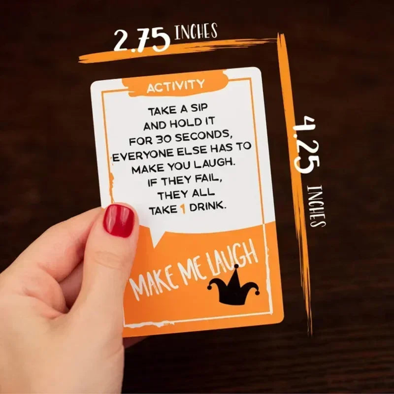 Hilarious adult drinking card game for parties and gatherings