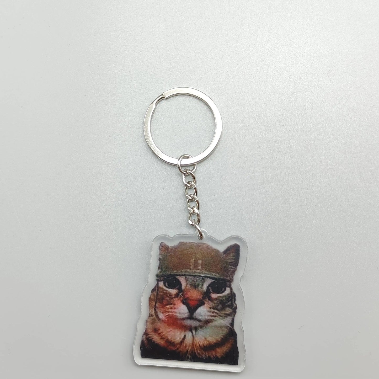 Funny Animal Meme Keychain – Unique and Hilarious Design