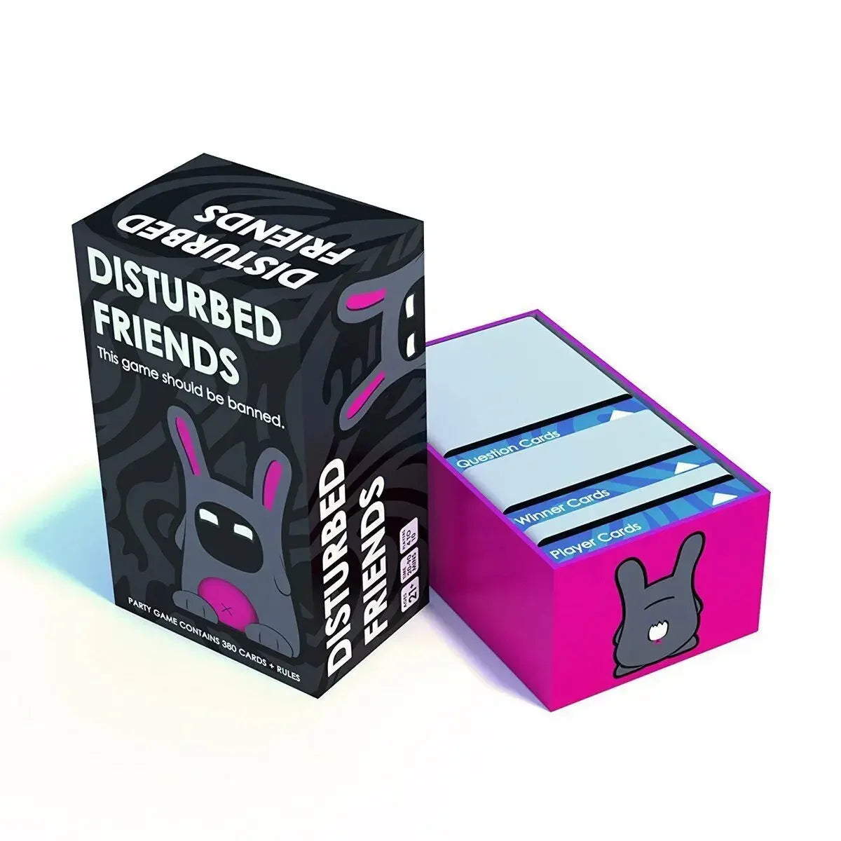 "Disturbed Friends" – The Outrageously Unfiltered Party Game with 380 Cards