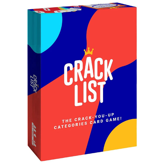 Crack List - The Ultimate Hilarious Categories Card Game for Family, Friends, and Party Fun