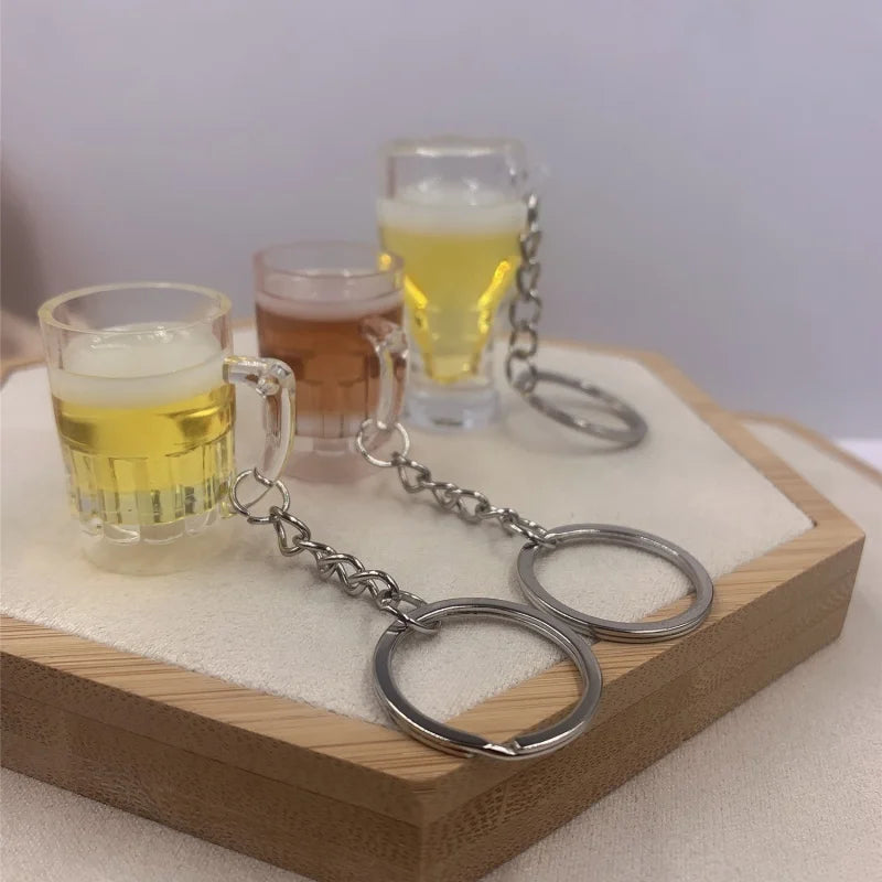 Mini Beer Mug Keychain – Fun Novelty Gift for Beer Lovers