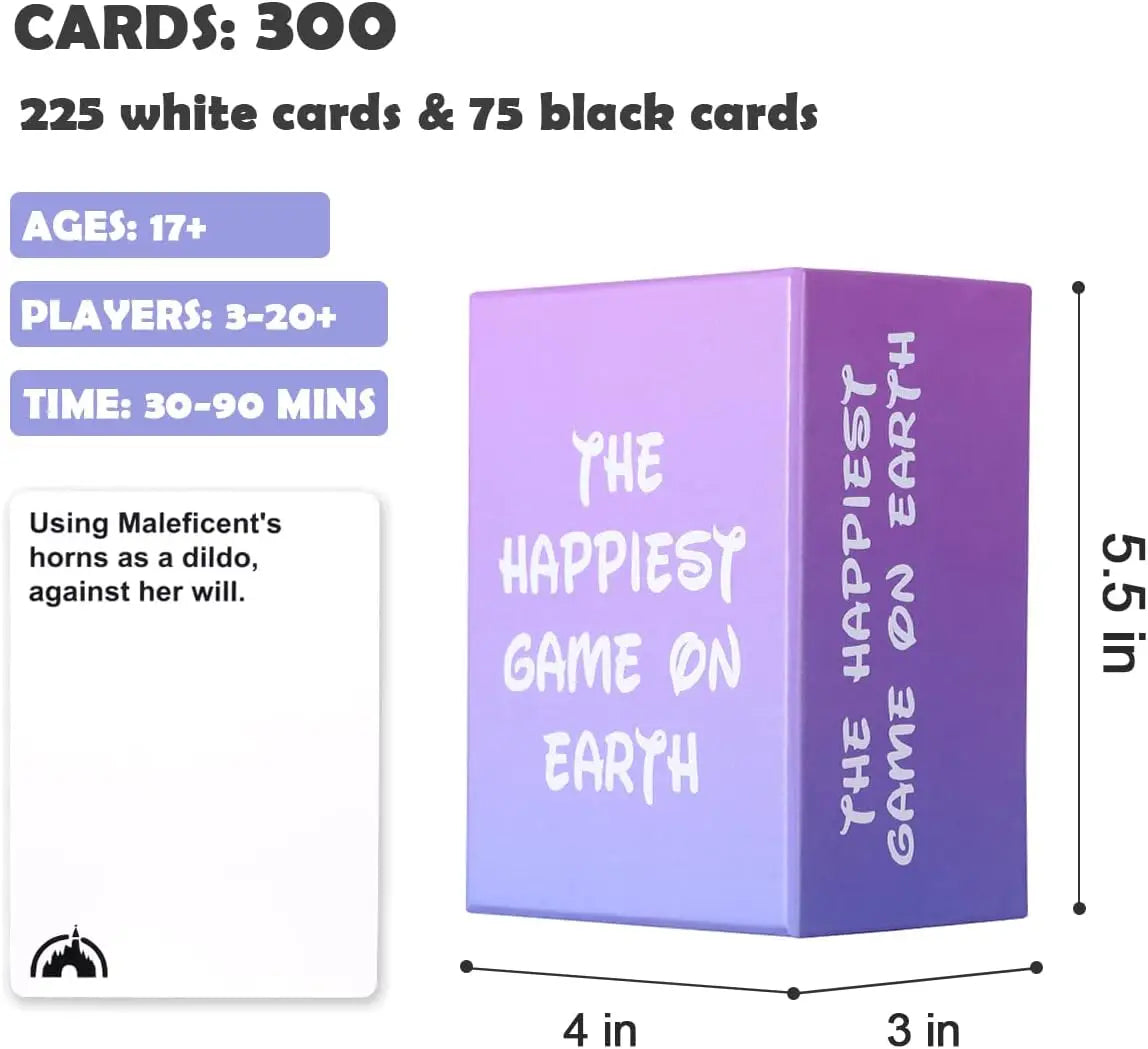 The Happiest Game on Earth - The Funniest Disney-Inspired Party Game for Adults