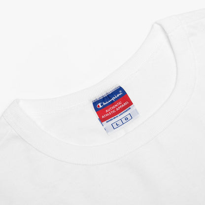 'The Naughty Shirt' Champion Heritage Cropped T-Shirt